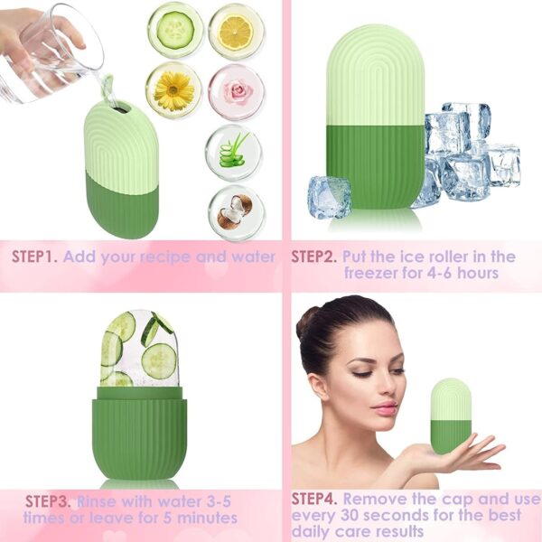 JEM Beauty Ice Roller for Face Massager & Eye – Reusable Facial Roller for Skin Glow & Pore Care - Image 5
