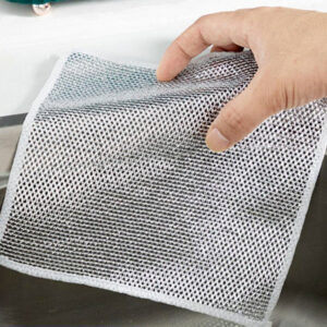 JEM Microfiber Cloth & Stainless Steel Scrubber (1 Pc)