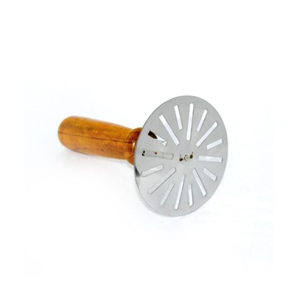JEM Stainless Steel Potato Masher – Pav Bhaji Masher with Wooden Handle - Image 5