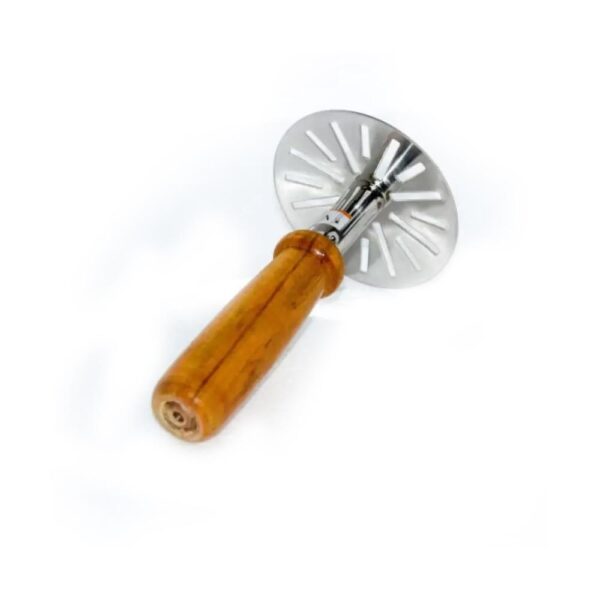 JEM Stainless Steel Potato Masher – Pav Bhaji Masher with Wooden Handle - Image 4